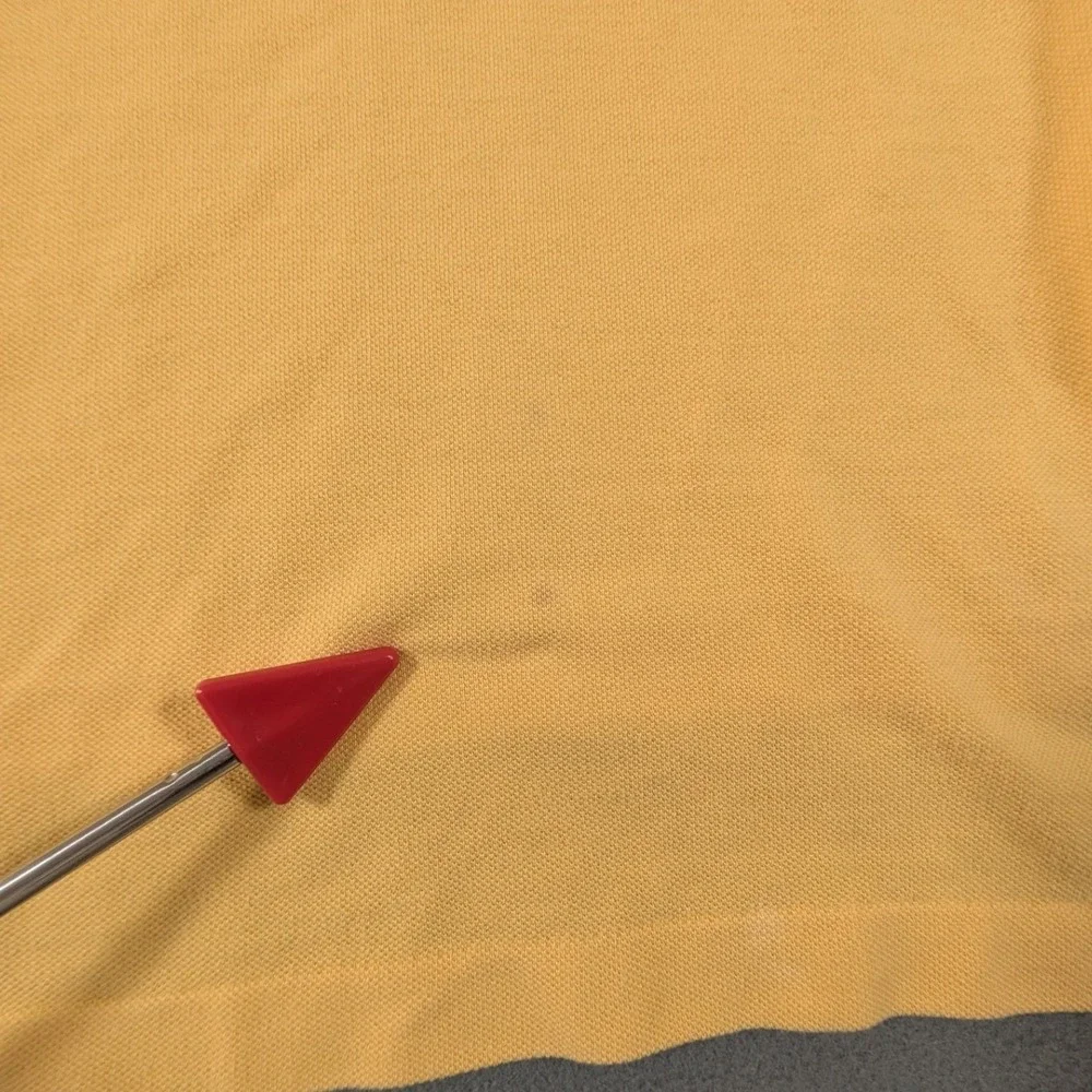 Polo Ralph Lauren Polo Shirt Mens Large Yellow Big Pony Short Sleeve